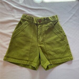 Big Bud Press Green High-Waisted Shorts XS